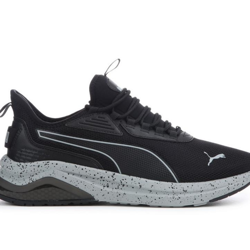 Puma Black and Gray Sneakers